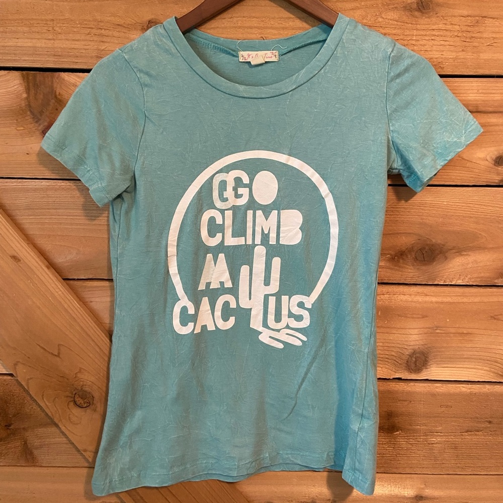 Go Climb A Cactus Graphic Tee